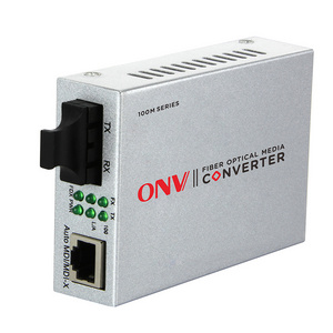 1310nm 2 port 10/100M single mode dual fiber cctv media converter