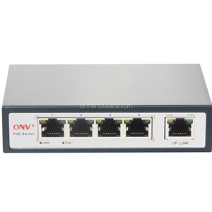 OEM 4 port ethernet switch 48v POE for dahua cctv camera