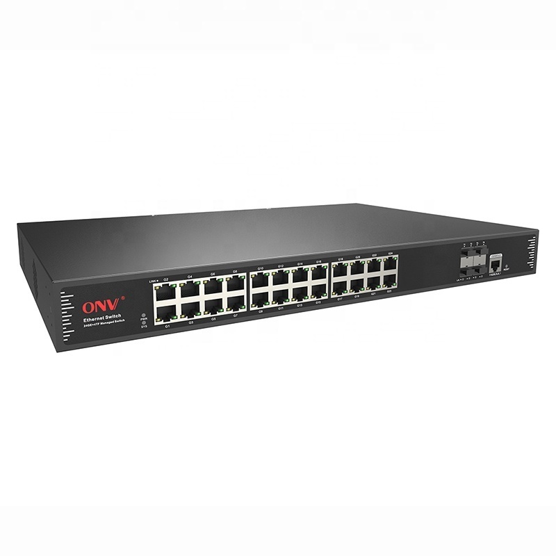 Shenzhen ethernet switch 28-port 10G Managed L3 Core Switch  (ONV38028FM)