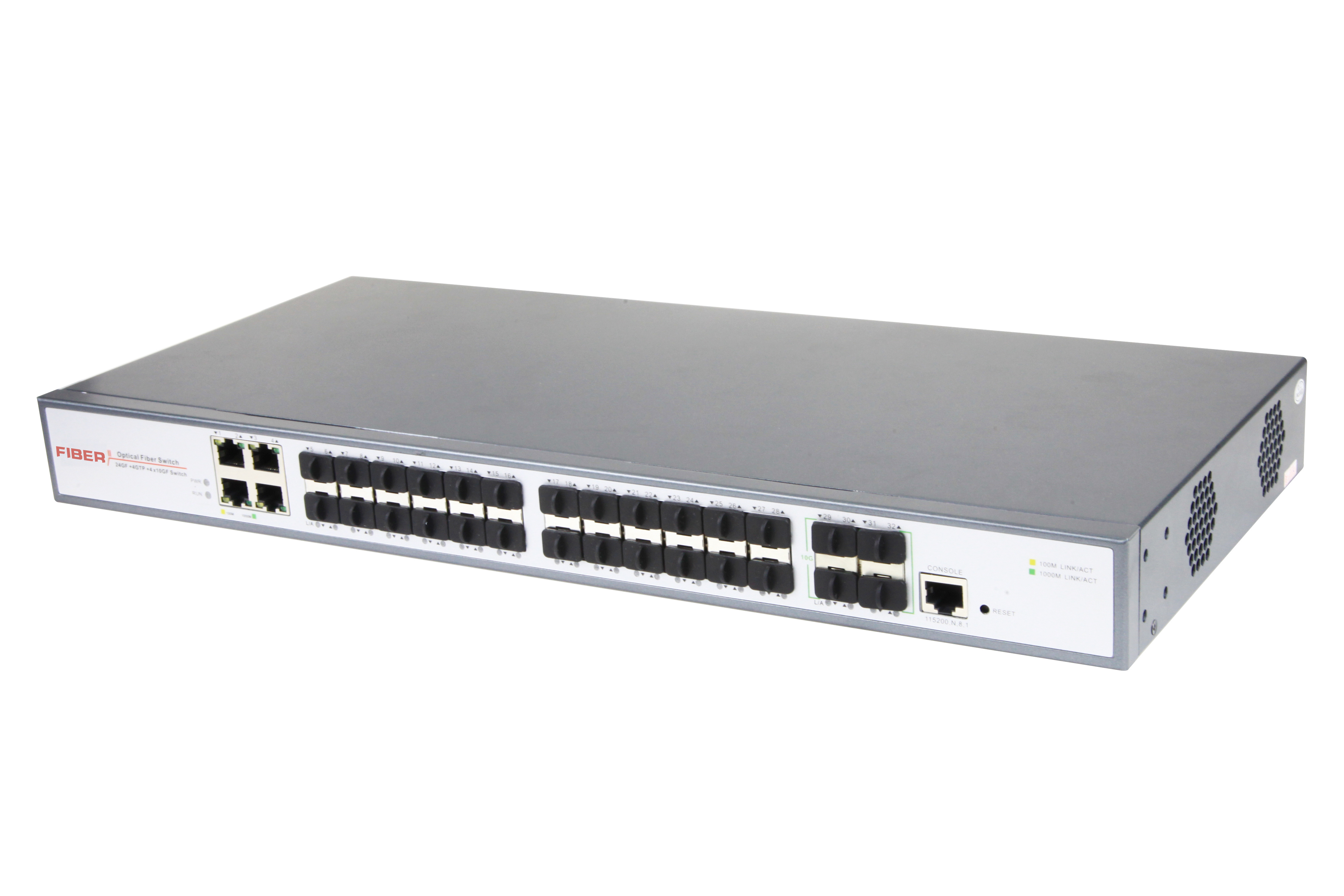 32 port gigabit managed ethernet switch with 4 10G SFP+ port