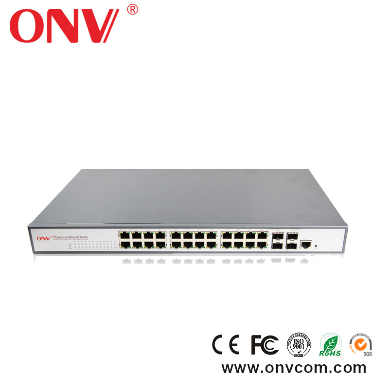 26-port Full Gigabit Managed PoE Switch ONV-POE33026PFM/at