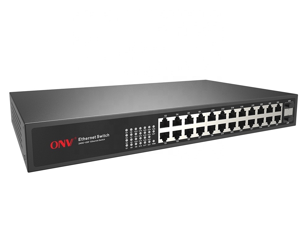 24 Port Switch Gigabit Ethernet Network Switch Unmanaged