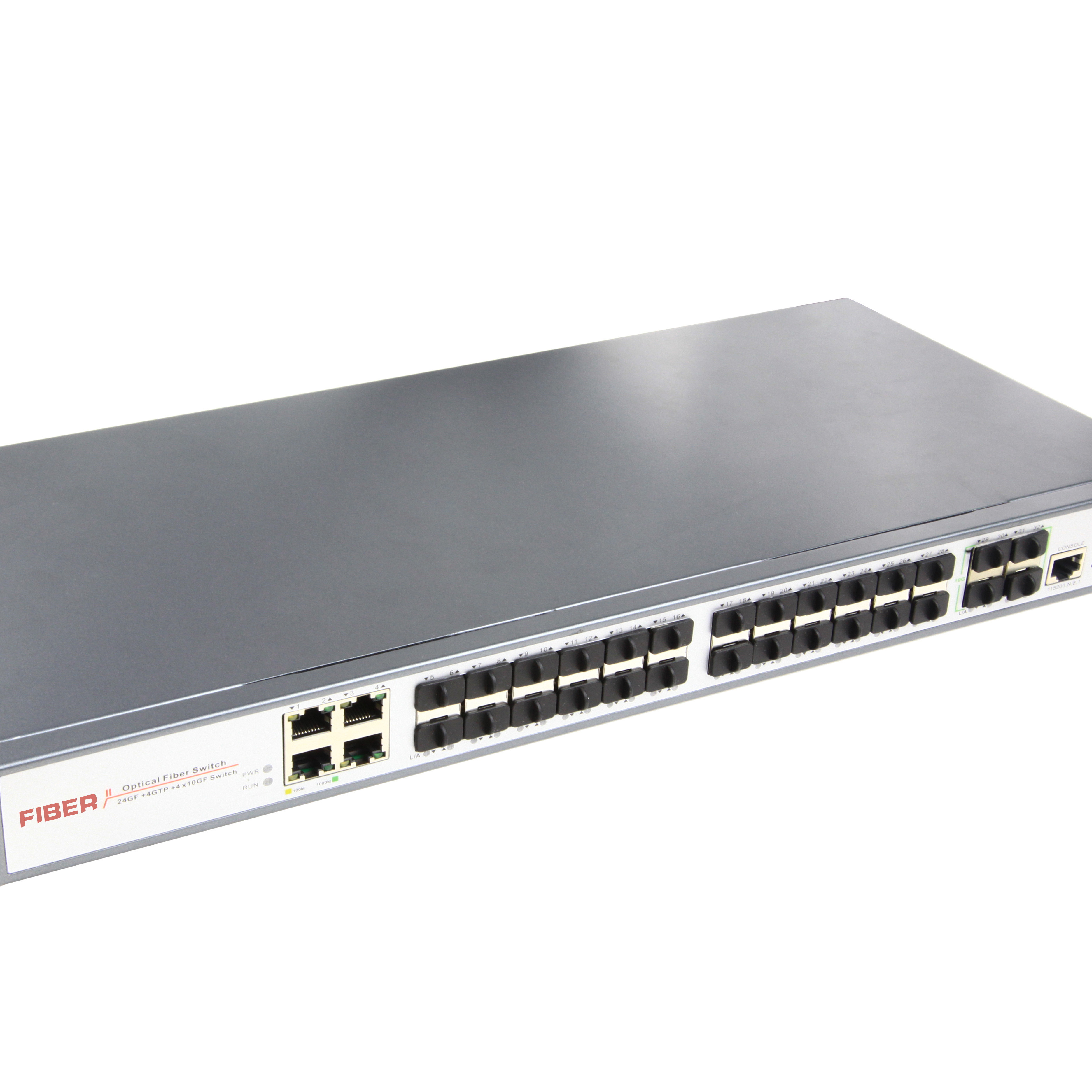 32 port gigabit managed ethernet switch with 4 10G SFP+ port