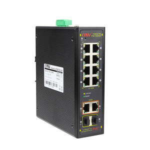 7-Port Gigabit Industrial Ethernet Switch for Dahua camera 4 Port POE Switch