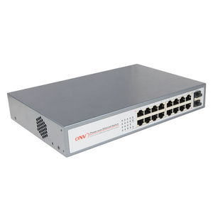 Business Desktop 16 port gigabit poe switch (ONV-POE33016PFB)