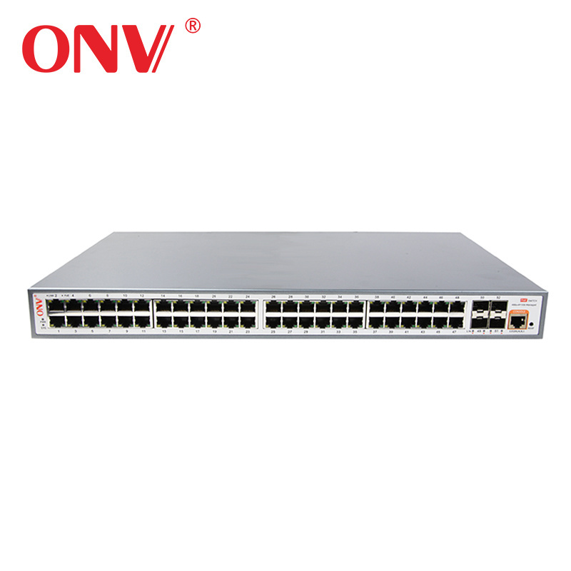 OEM 48 Port 10/100/1000Mbps Switch+4 10G SFP+ ports Gigabit Combo managed POE Switch(POE36048PFM)