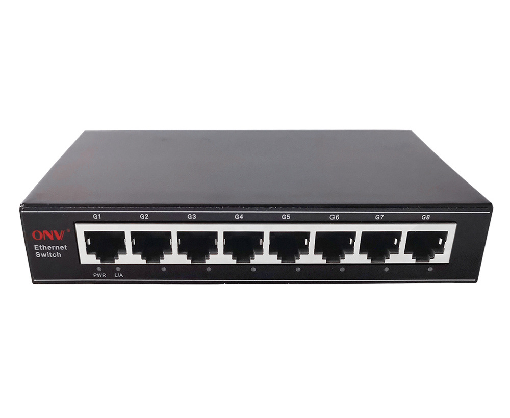 OEM, ODM ONV NEW  8 port  full gigabit security network switch for ip camera (ONV-H3008)