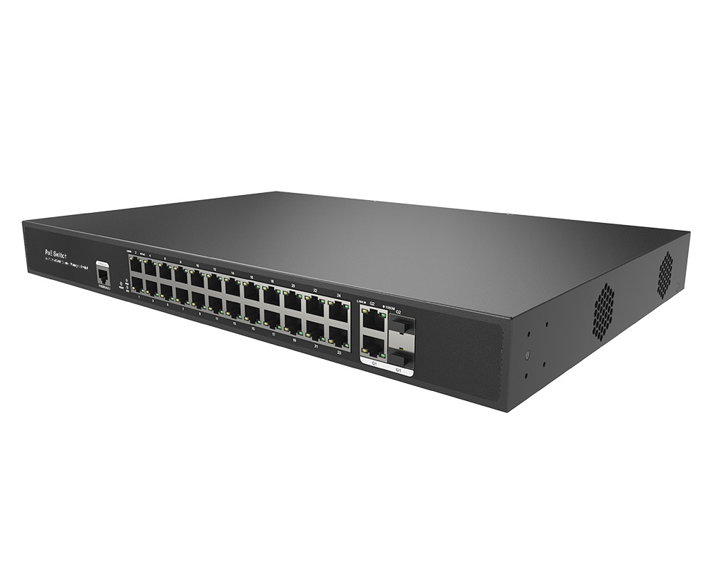 ONV 10100mbs POE switch manage 24 port fiber switch (ONV-POE31024PFM )