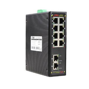 OEM/ODM POE Industrial Ethernet Switch with 8*10/100/1000M POE +2*10/100/1000M uplink port Outdoor Poe Switch