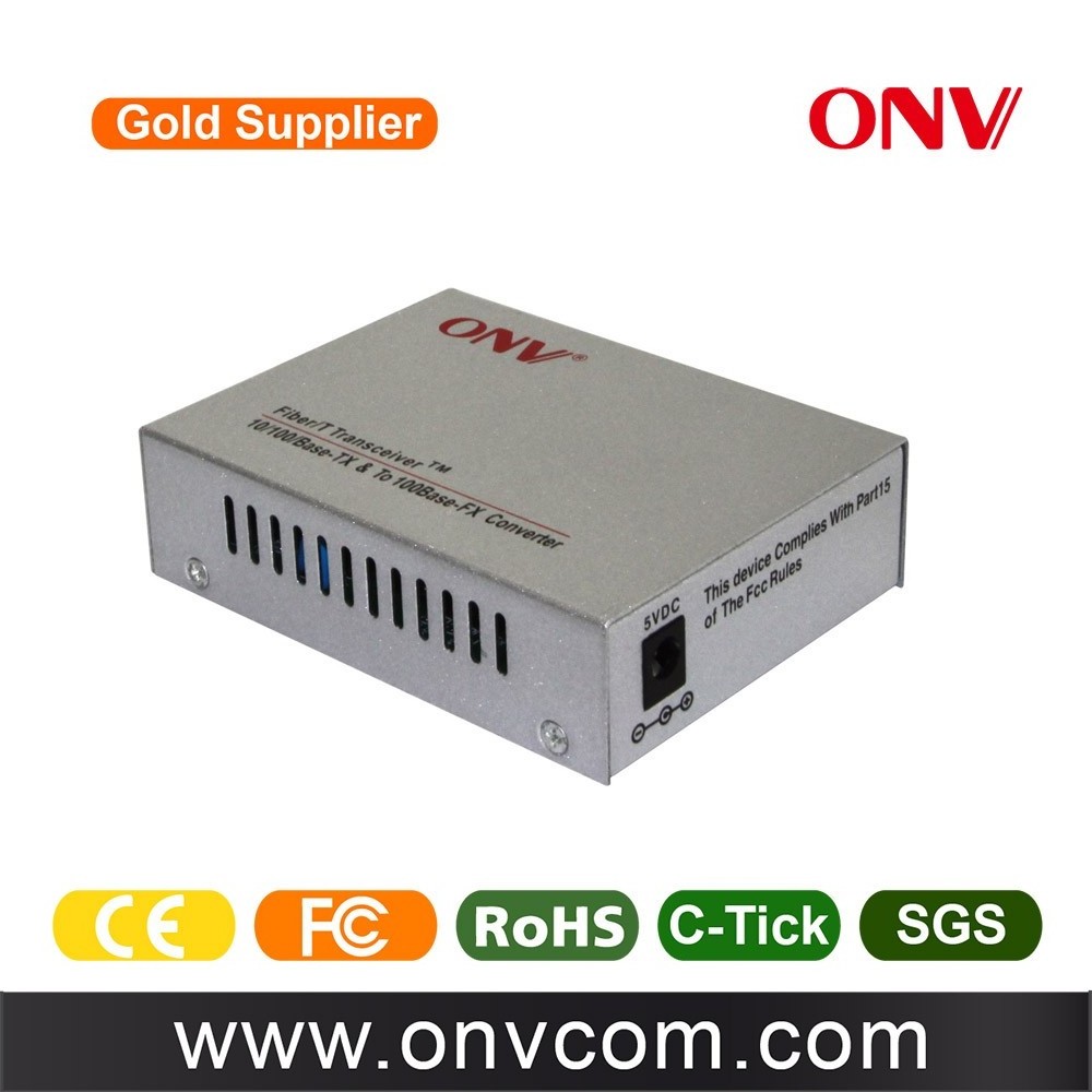 CCTV 10/100M 2 port multimode dual fiber cctv fiber optic media converter price