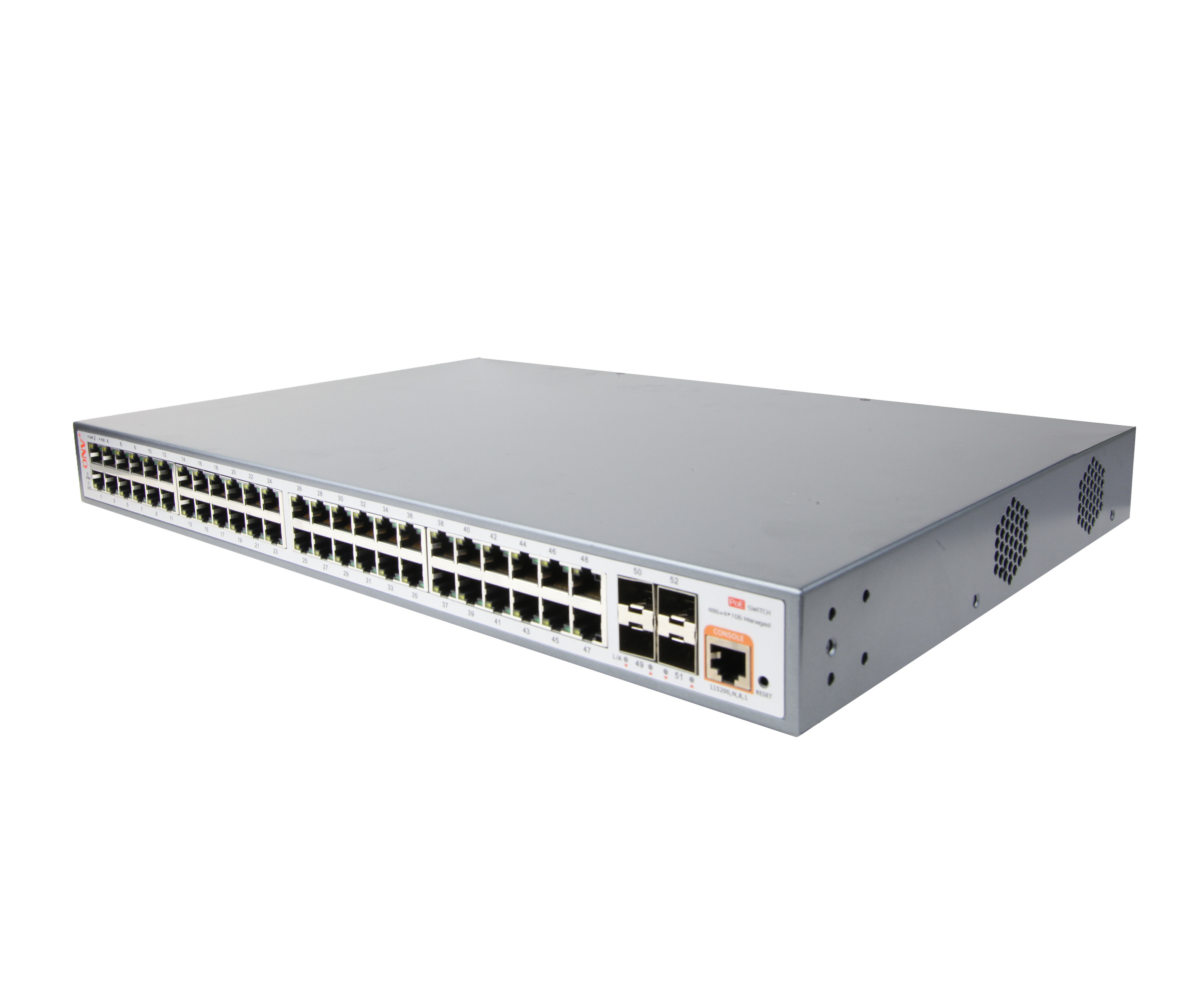 Commercial Grade 48 Port Full Gigabit Managed PoE Switch 600W POE36048PFM