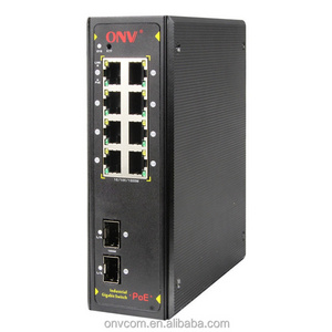 8PORT 10/100/1000 POE+ gigabit ethernet switch PoE industrial Switch (ONV-IPS33108PF)