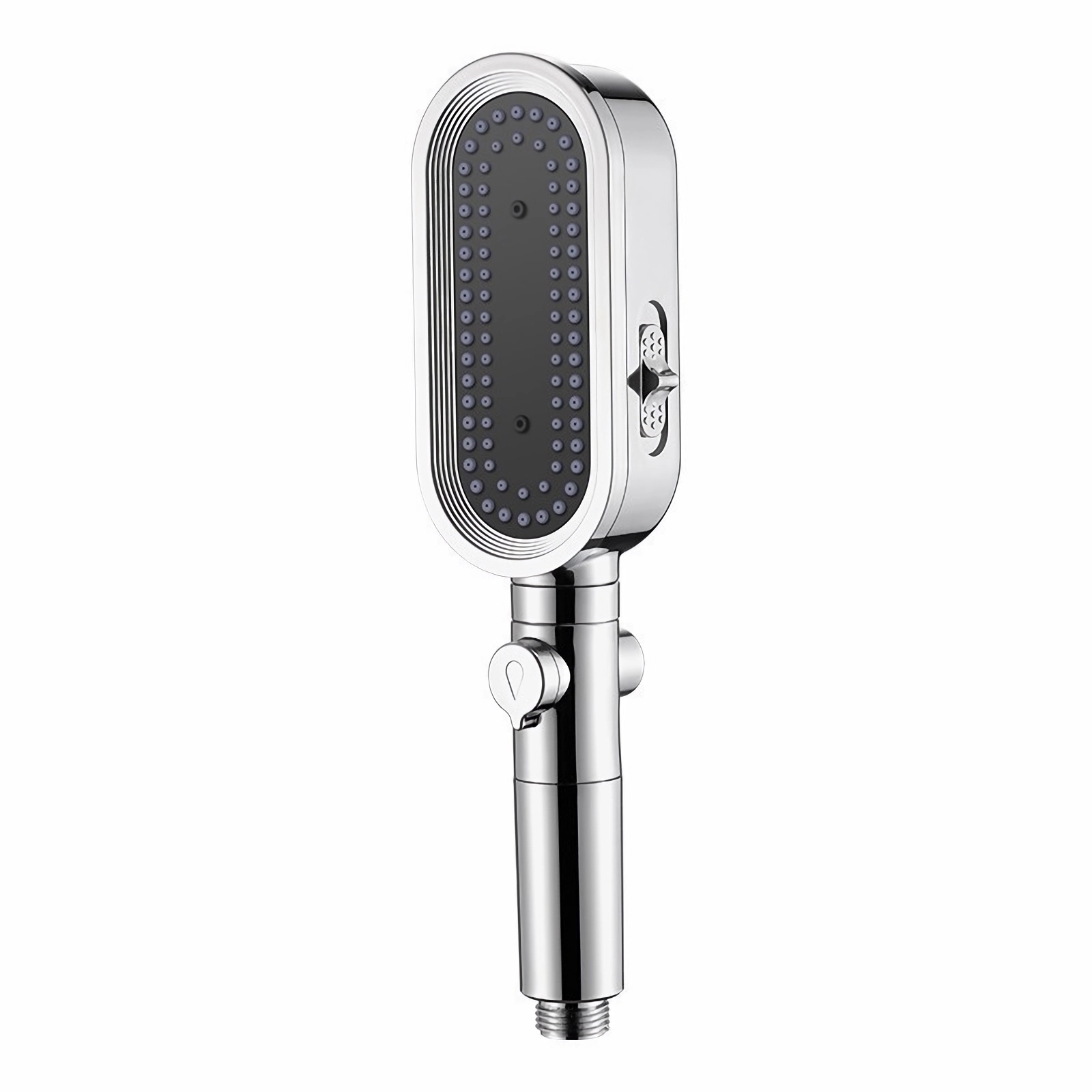 Pressurized Microphone Shape Handheld Shower Head Home Bathroom Three Speed Shower Mode Water Up Hand Shower Head