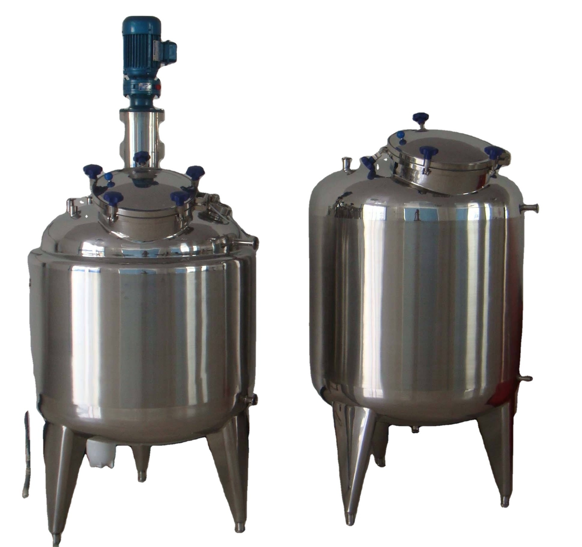 Factory price 200L-20000L liquid chemical stainless steel 304/316 mixing tank with agitator jacketed heating mixer tank reactor