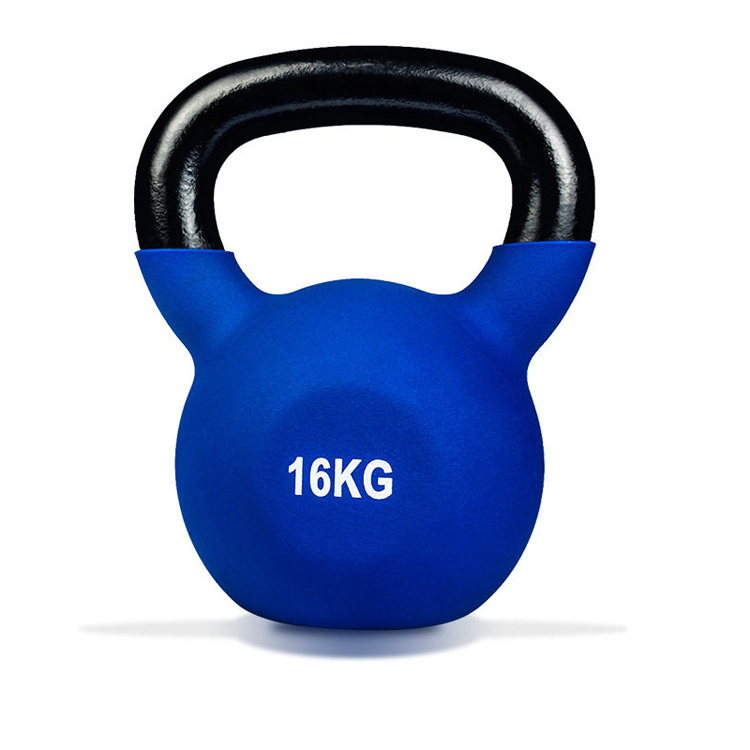 wholesale colorful  neoprene cast iron kettlebell