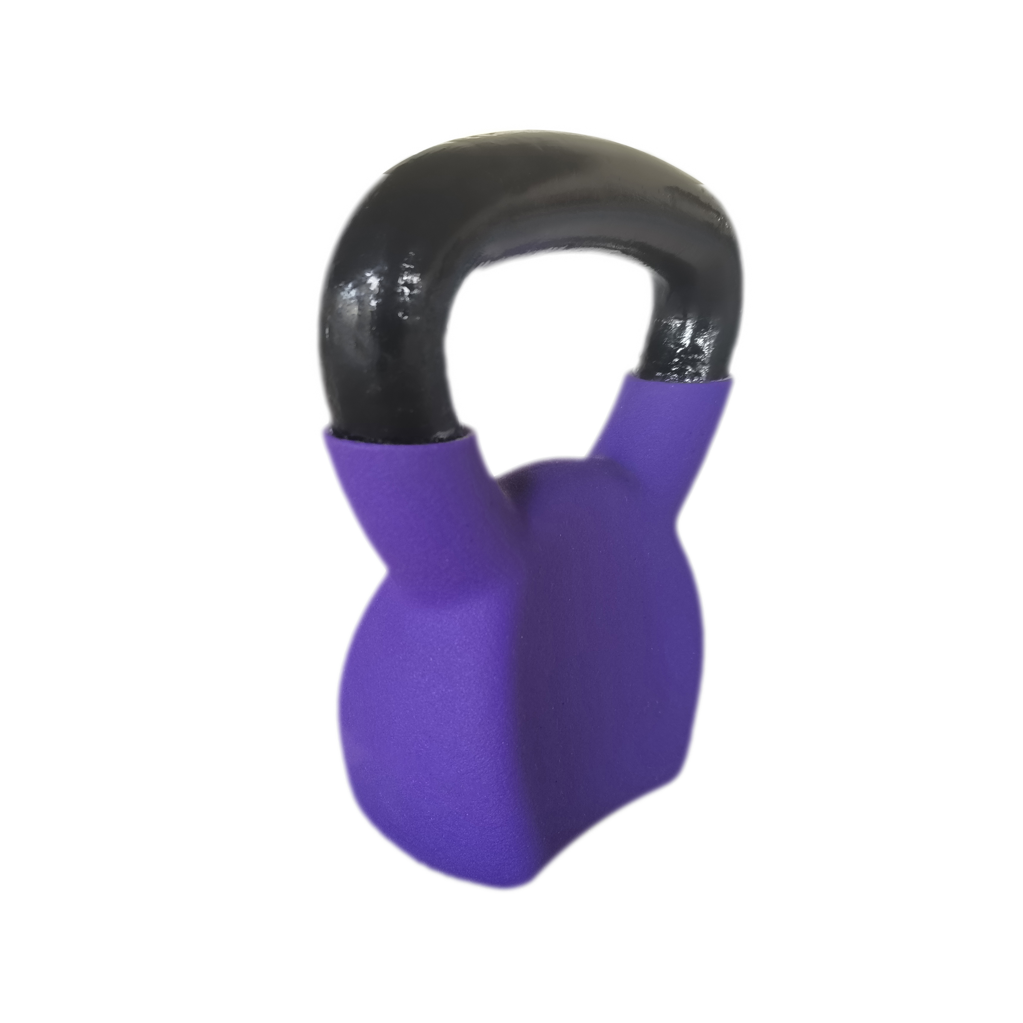 Colorful cast iron Vinyl coated kettlebell for gym club home