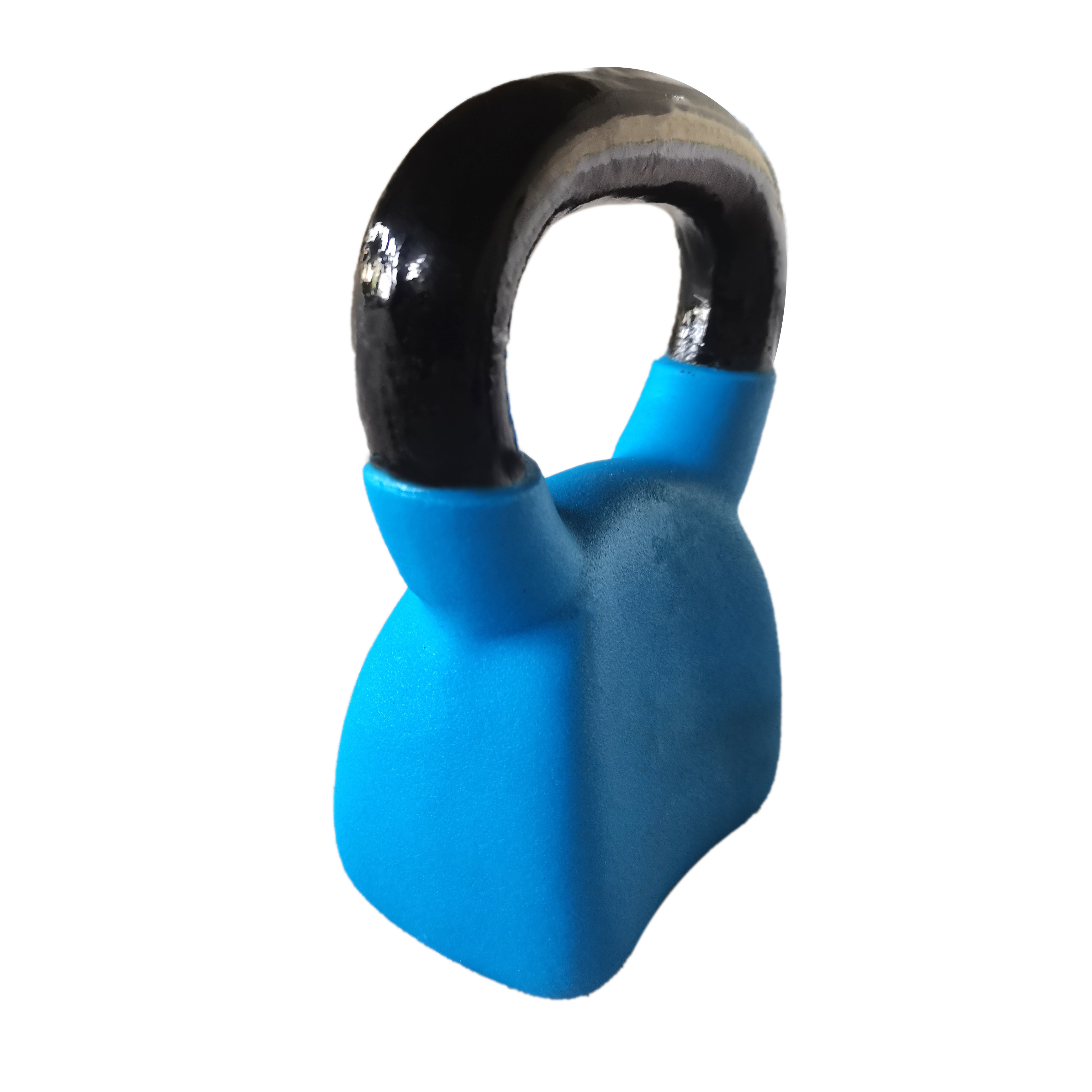 Colorful cast iron Vinyl coated kettlebell for gym club home