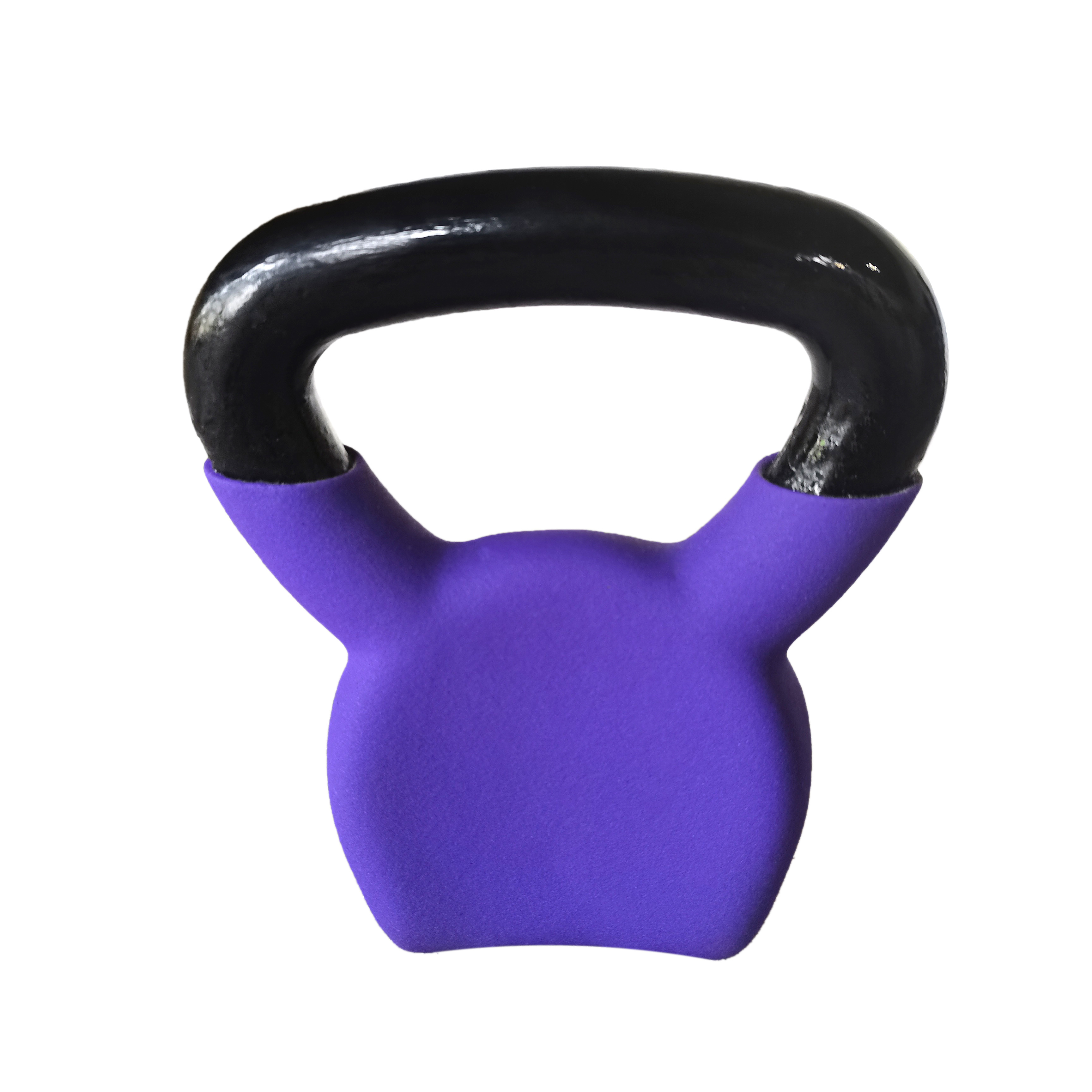 Colorful cast iron Vinyl coated kettlebell for gym club home