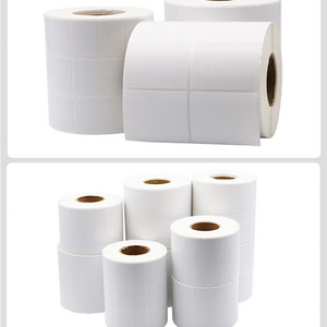 High quality bopp white label large drum printing machine sticker adhesive film