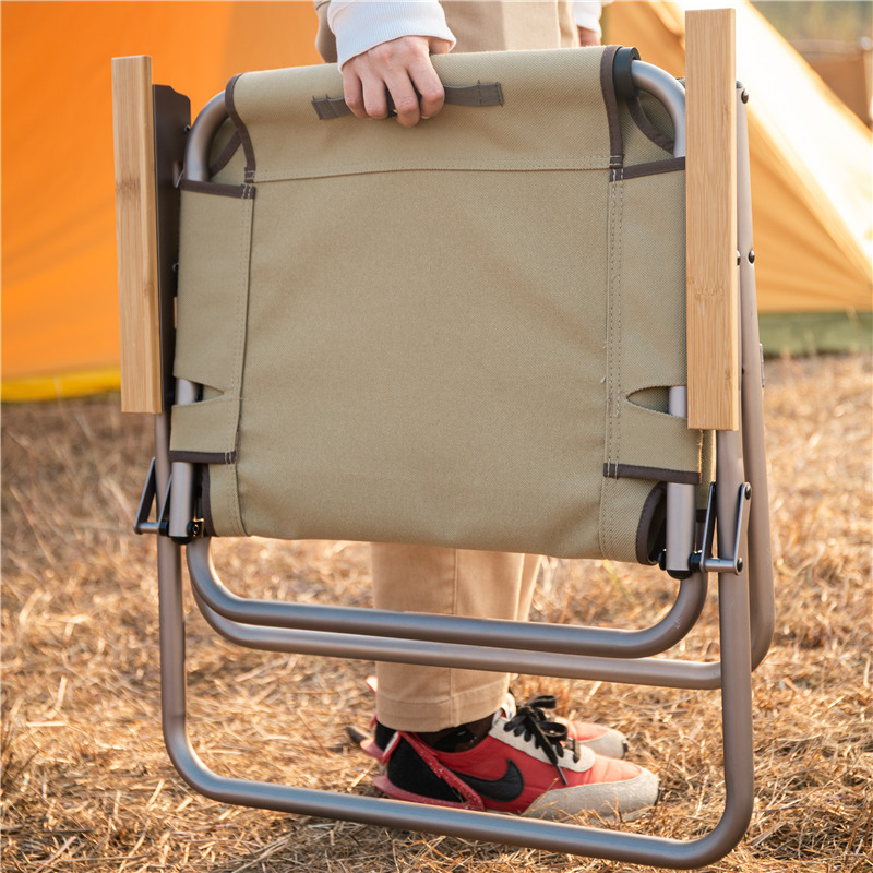 Onwaysports Color Customized Portable Aluminum Camping Chair High Seat Folding Reclining Beach Chair