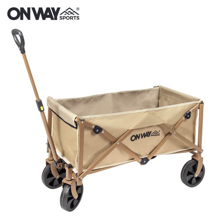 OnwaySports Outdoor Camping Folding Wagon Portable Luggage Trolley Cart