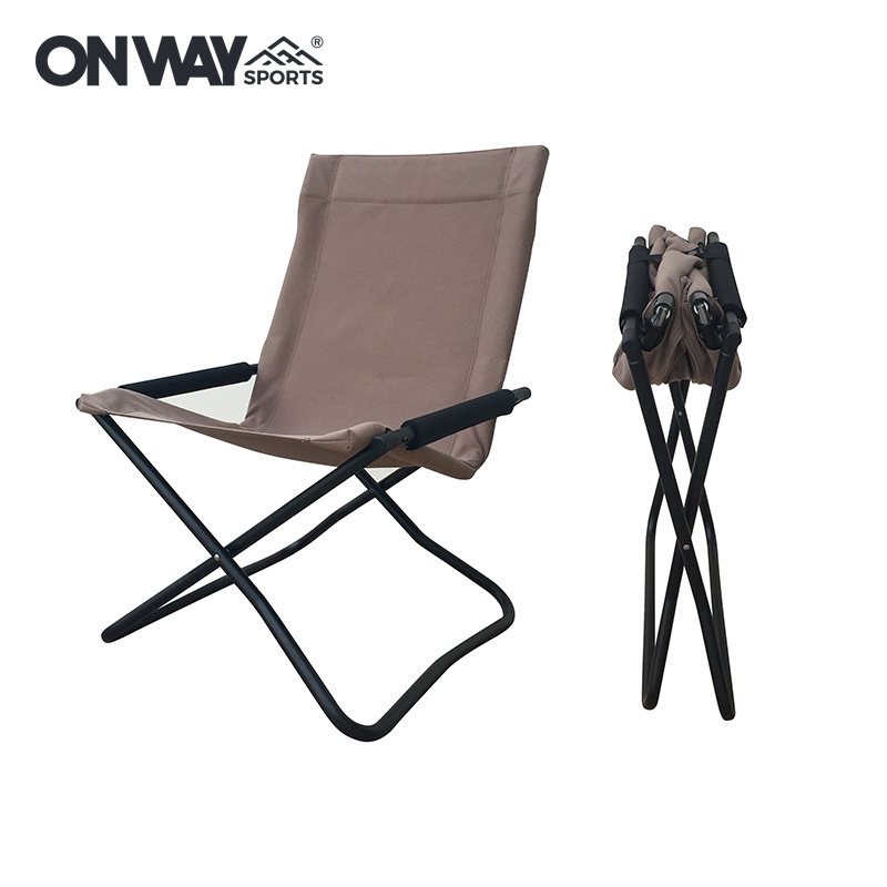 Modern Design Outdoor Indoor Lightweight Aluminum Reclining Folding Chair Lazy Camping Lounge Chair