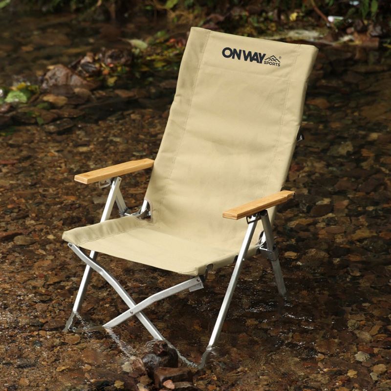 recycled beach camping for adults tall wood bamboo folding chair