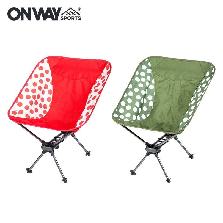 Wholesale Custom High Quality Outdoor Lightweight Aluminum Alloy Frame Portable Comfy Folding Camping Chair