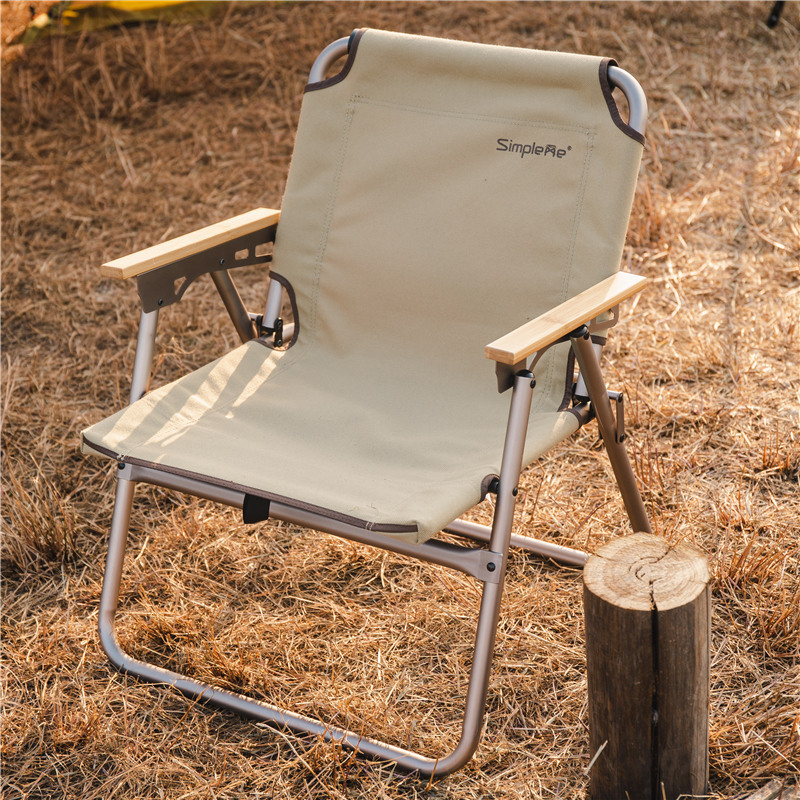 Onwaysports Color Customized Portable Aluminum Camping Chair High Seat Folding Reclining Beach Chair