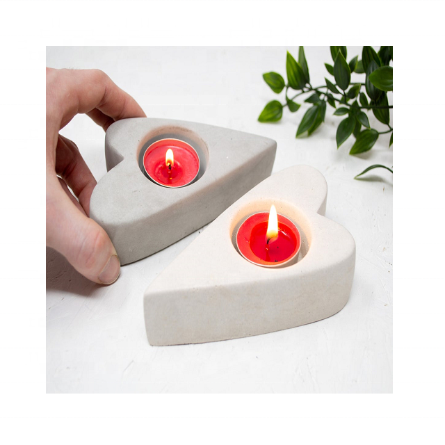 Black Color Heart Shape Tea Light Candle Holder For Sale