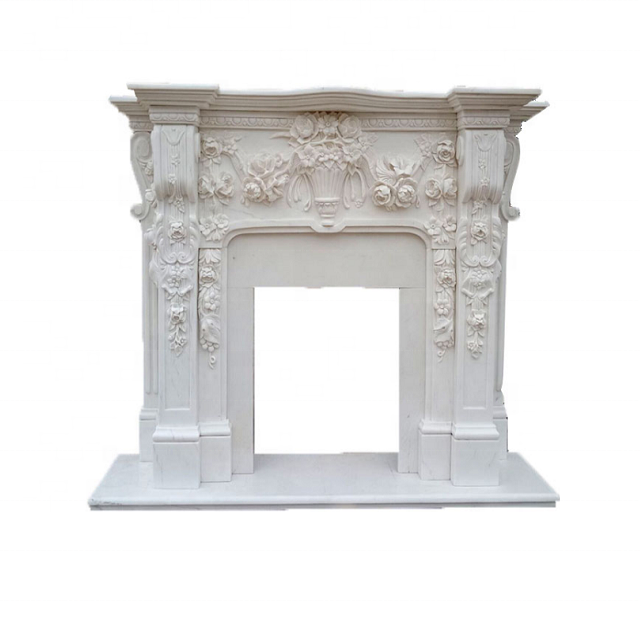 Onyx And Marble Custom Size Fireplace In Good Price