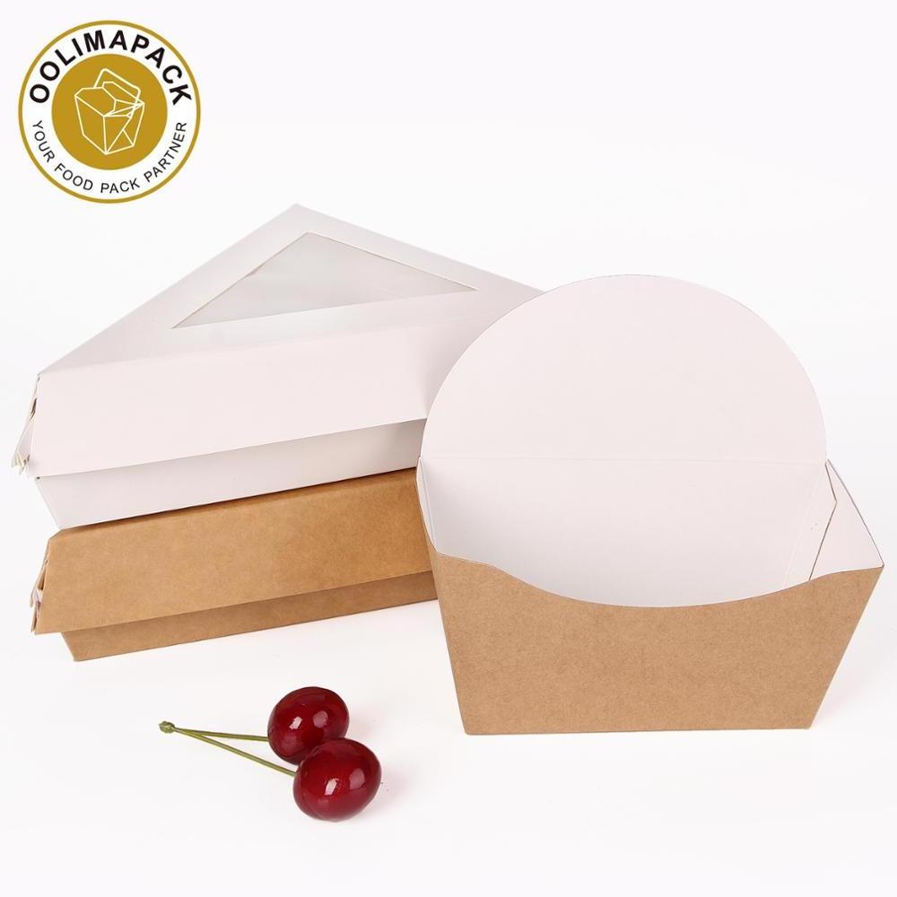 Paper pizza slice box with customer printing pizza slice box triangle food container