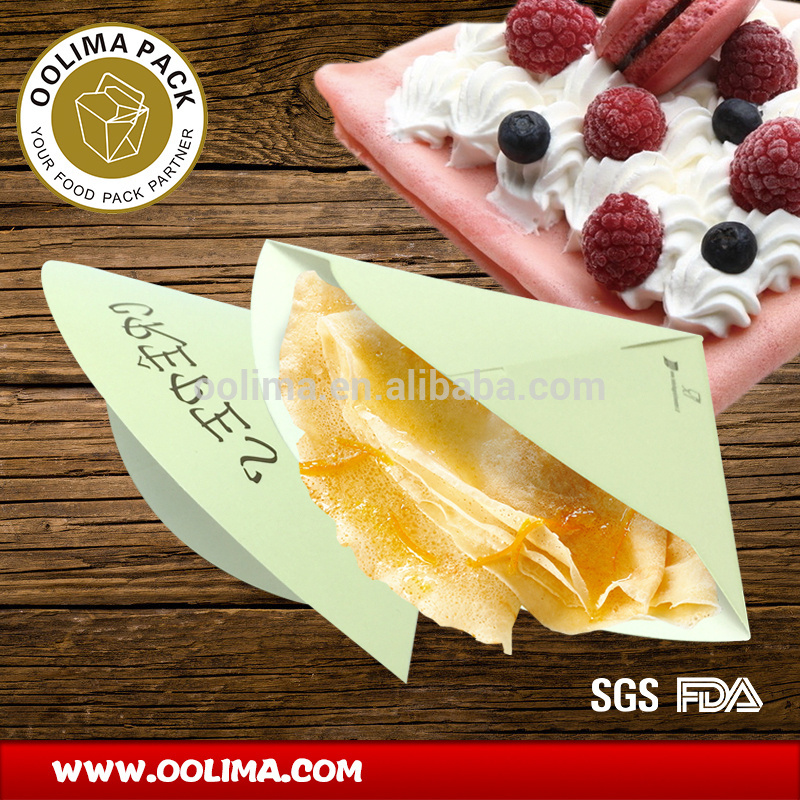 Paper pizza slice box with customer printing,pizza slice box,triangle food container