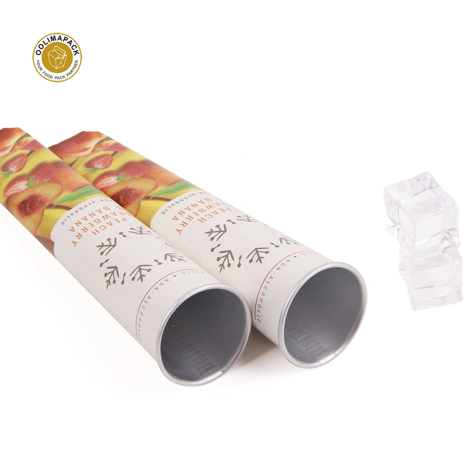 Disposable Food Grade Wrapping Ice Cream Paper Cone Conic Sleeve Aluminum Foil Ice Cream,yogurt Accept Customized Logo 1-6colors