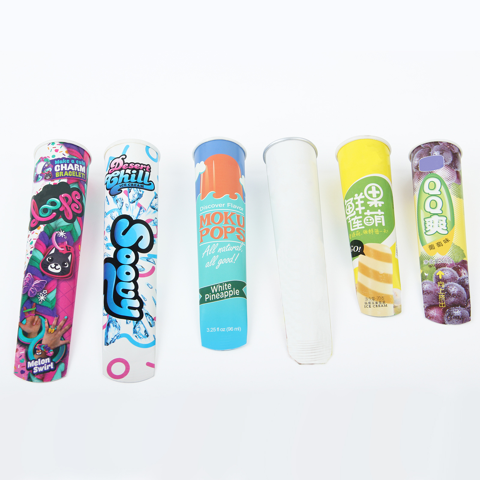 Customized disposable design Logo colorful various sizes calippo ...