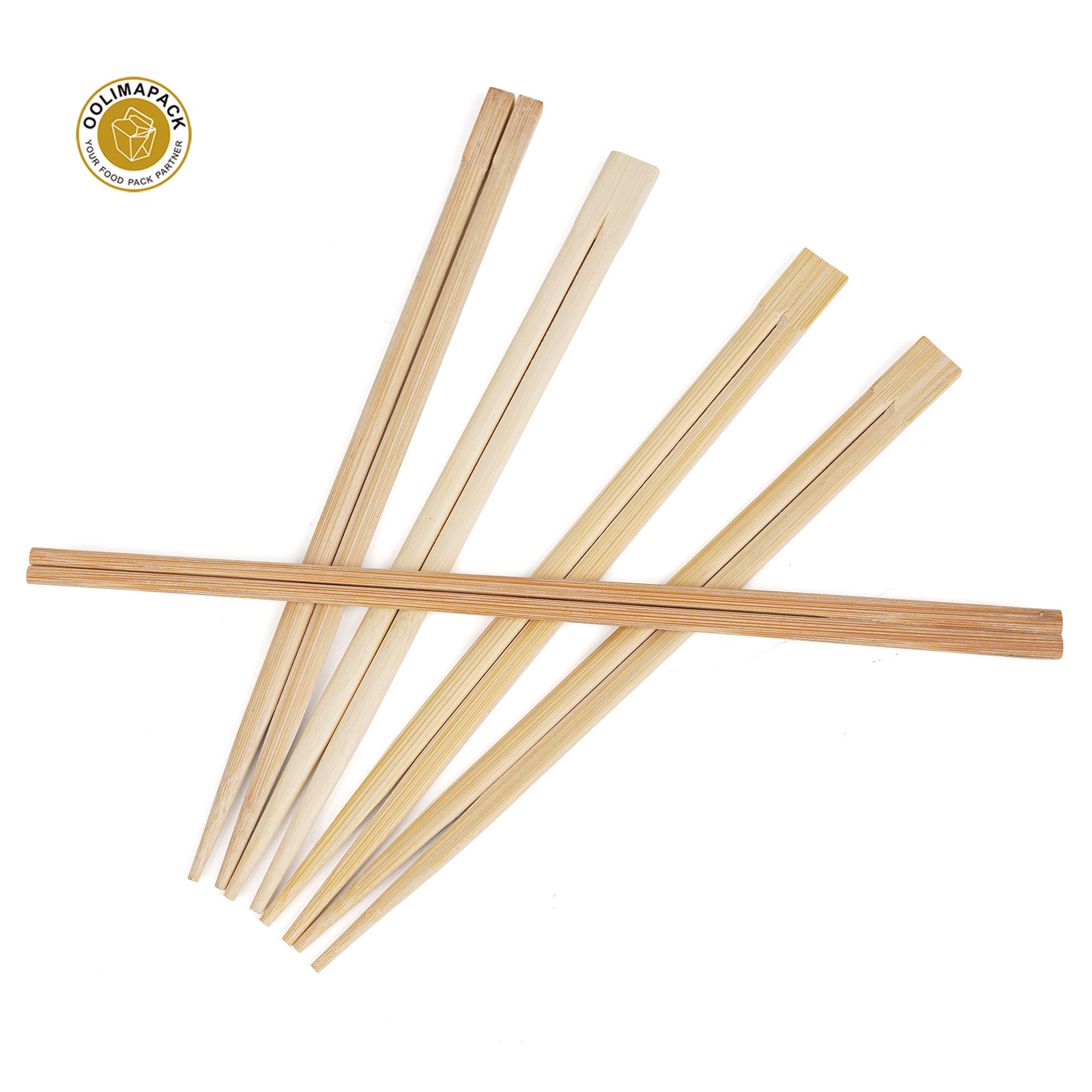 OOLIMA Factory Direct Sale Twins Tesoga Round Bulk disposable bamboo chopsticks