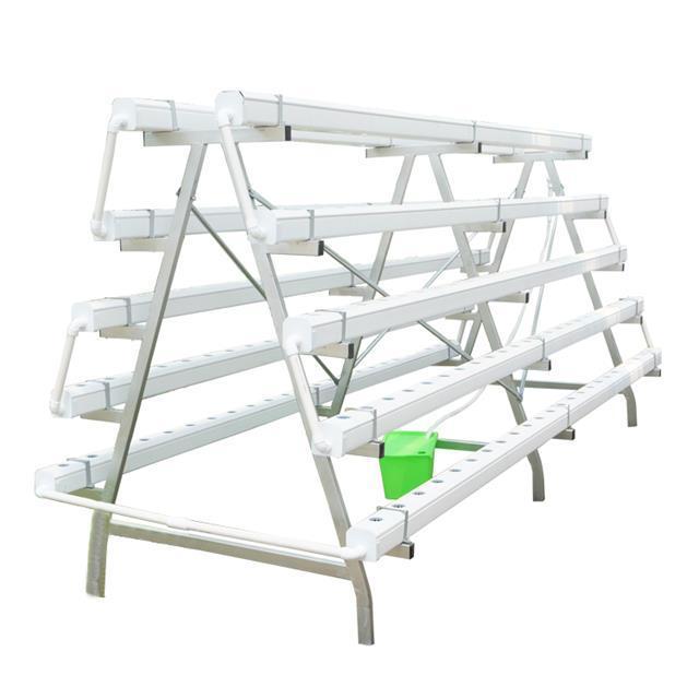 Commercial Vertical Pvc Pipe Complete Hydroponic Lettuce System Flat  Type l Nft Channel for tomato  growing