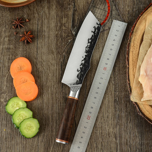 5cr15MoV Steel Hammer Pattern Blade Chef Slicing Knife China Yangjiang Kitchen Knife 6 Inch Stainless Steel Meat Cutting Knife