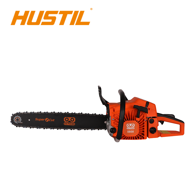 Tree Cutting Equipment Timber Cutter Machine Petrol Wood Chainsaw 58CC