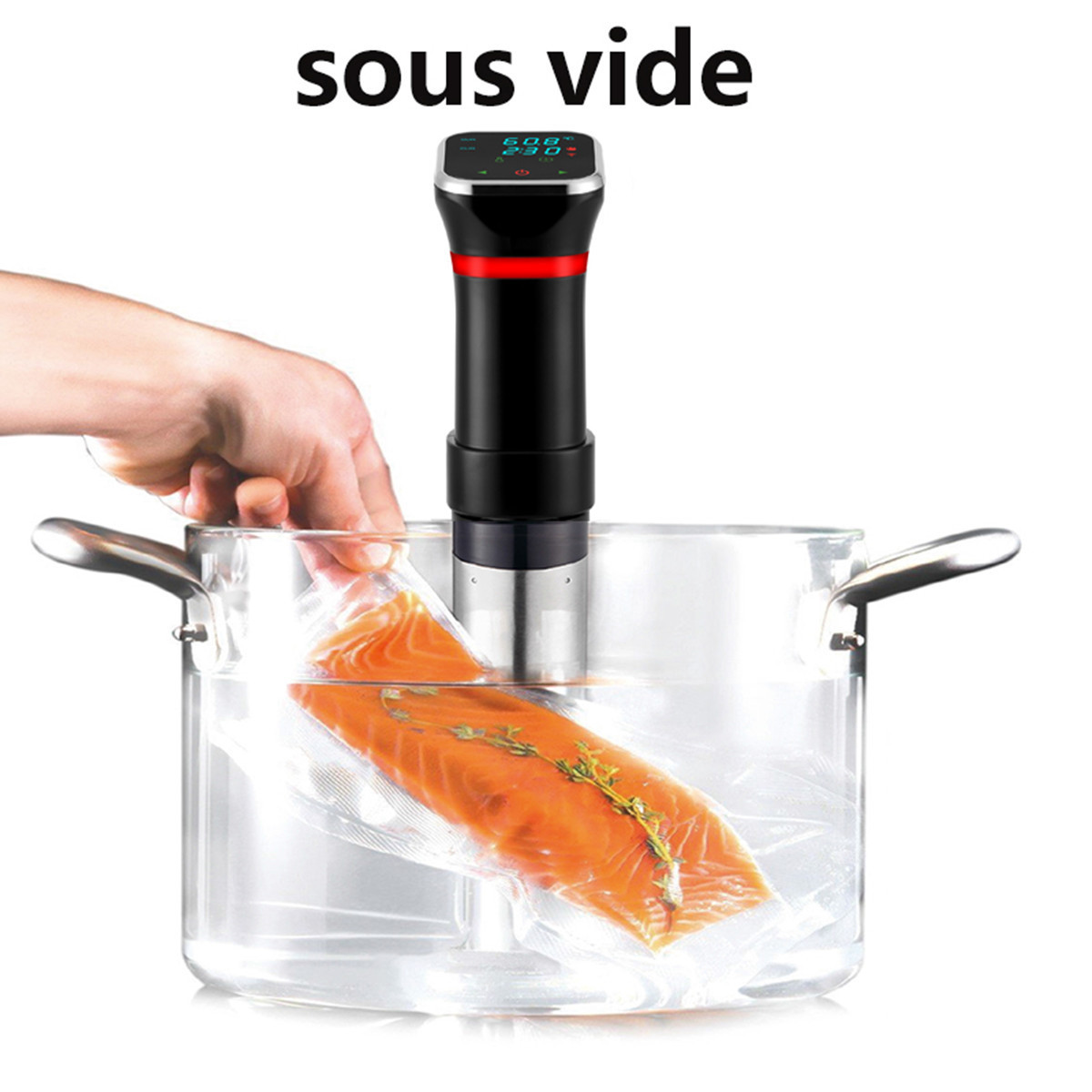 OOTD Household Low temperature Stainless steel LCD digital display Machine Sous Vide Slow Cookers