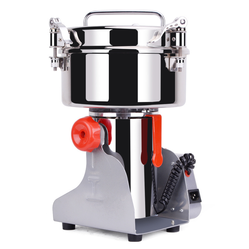 OOTD Commercial Spice Grinder Large Capacity Grinding Machine Dry Grain Pepper Food Grinder