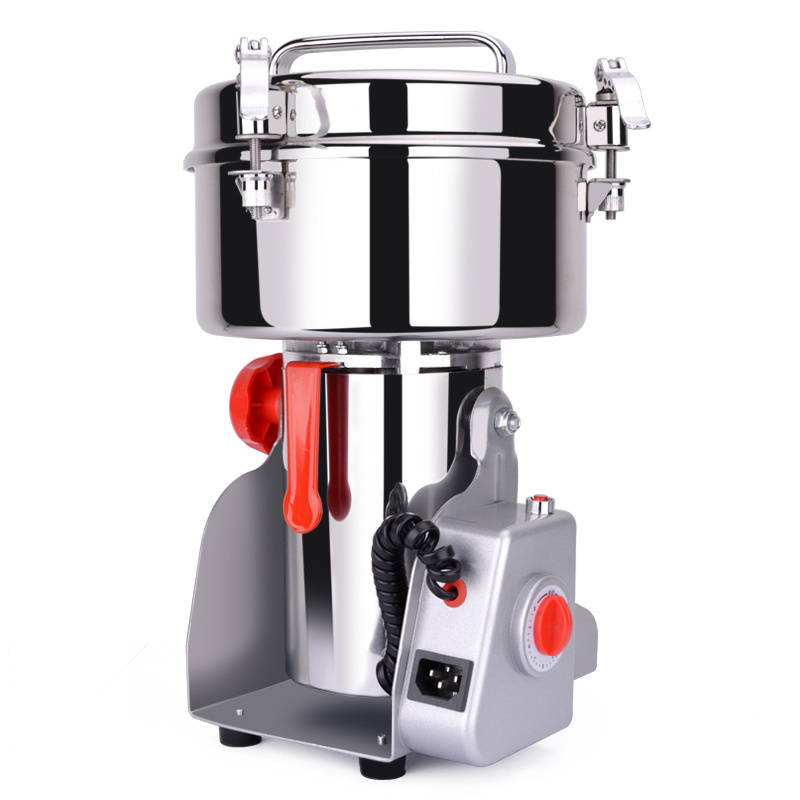 OOTD Commercial Spice Grinder Large Capacity Grinding Machine Dry Grain Pepper Food Grinder