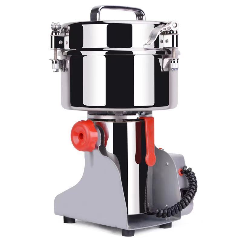 OOTD Stainless Steel Powder Grinder High Productivity Spice Grinder Electric Dry Grain Herb Food Grinder