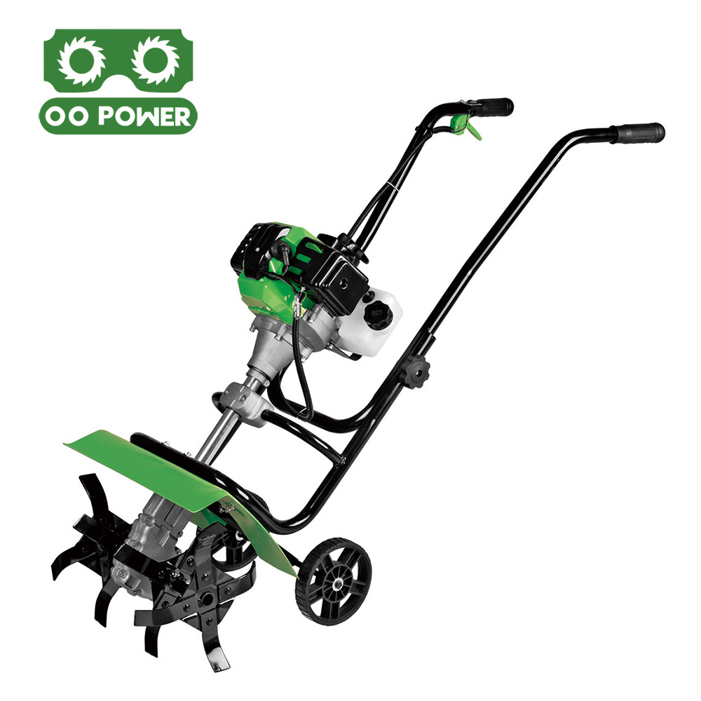 OO POWER Petrol Powered 52cc Power Tiller Garden Cultivator Motor 2 Row Cultivator For Sale Price