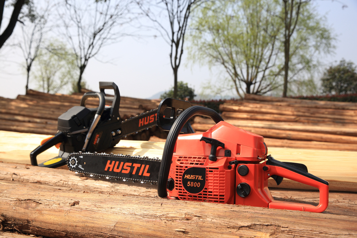 CE Certificated Gasoline Chain Saw Petrol Chainsaw for Wood Cutting