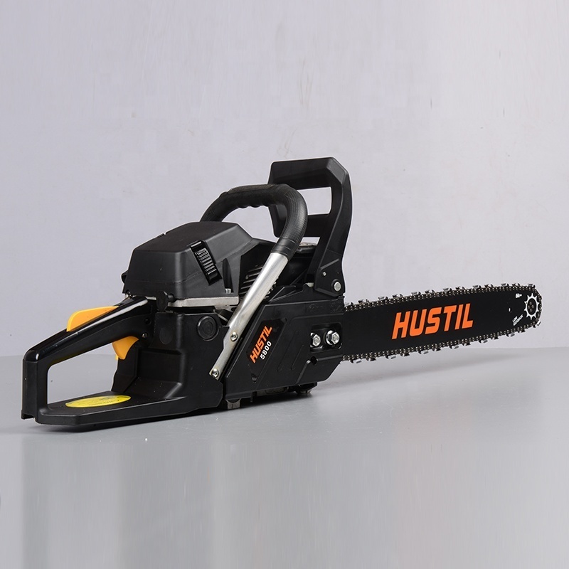 58cc 2.5KW Two-Stroke Gasoline Wood Cutting Hand Chain Saw