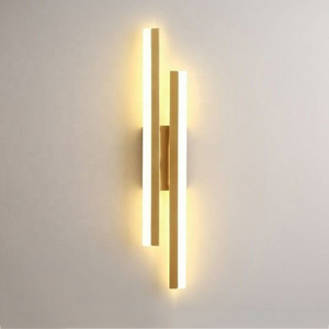 New Type Nordic Long Strip Wall Lamp Metals Decorative Led Lighting For home Bedroom Bedside Lights Interior LED Wall Lights