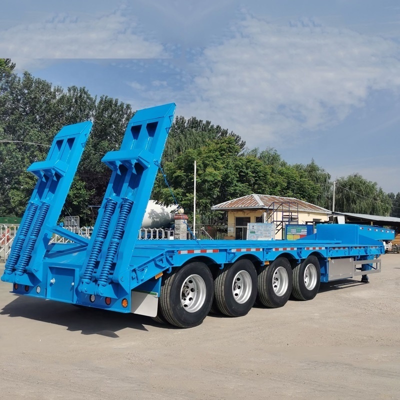 Heavy Duty Equipment transport with Good price low bed trailer