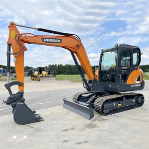 Famous Brand Doosan DX55 with Original Design Korea Used Mini Excavator