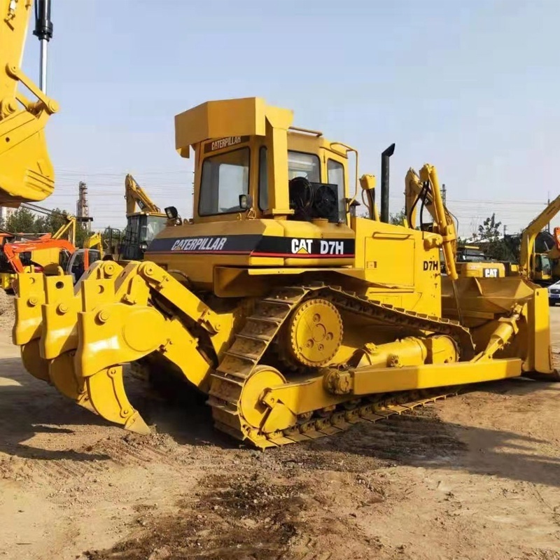 Chinese Used Machinery Parts Caterpillar D7H d5 d6 d7 d8r Dozer Bulldozers Price for Sale